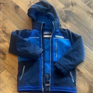 Kids Navy and Blue Puffer Jacket